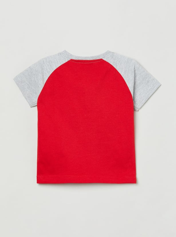 Boys Printed Crew Neck T-shirt
