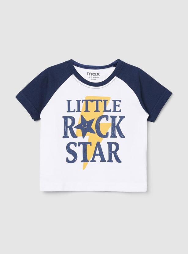 Boys Printed Crew Neck T-shirt