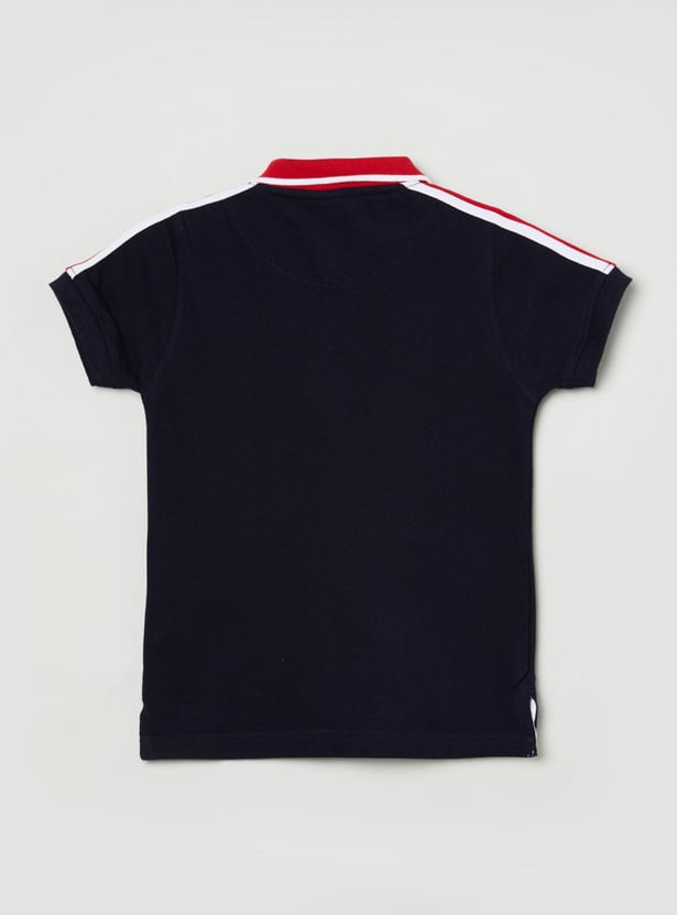 Boys Printed Polo T-shirt