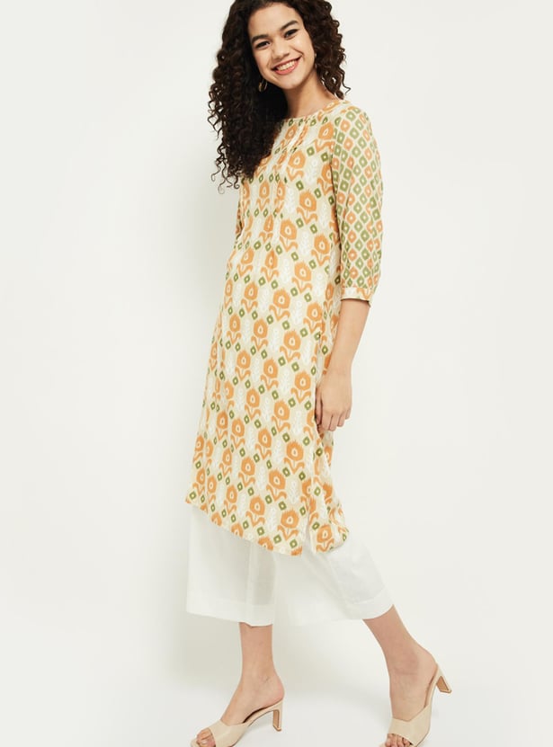 Women Printed Straight Kurta