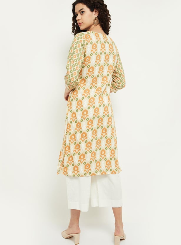 Women Printed Straight Kurta
