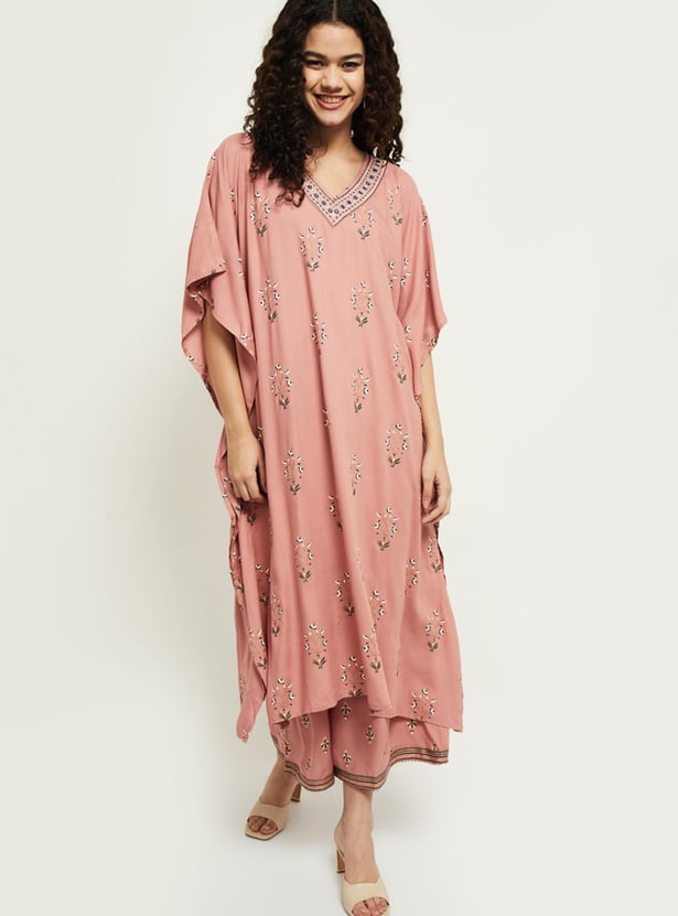 MAX Women Floral Printed Kaftan Kurta