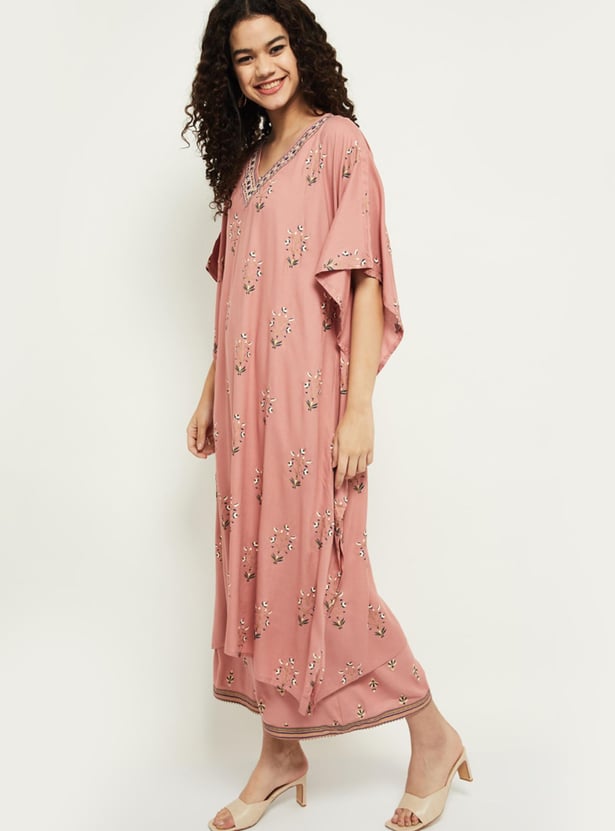 MAX Women Floral Printed Kaftan Kurta