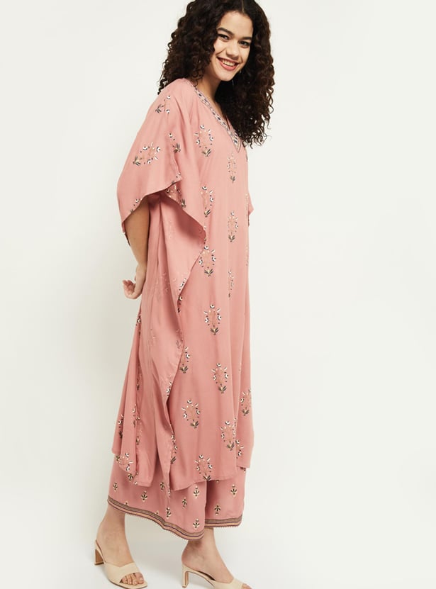 MAX Women Floral Printed Kaftan Kurta
