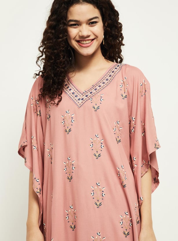 MAX Women Floral Printed Kaftan Kurta