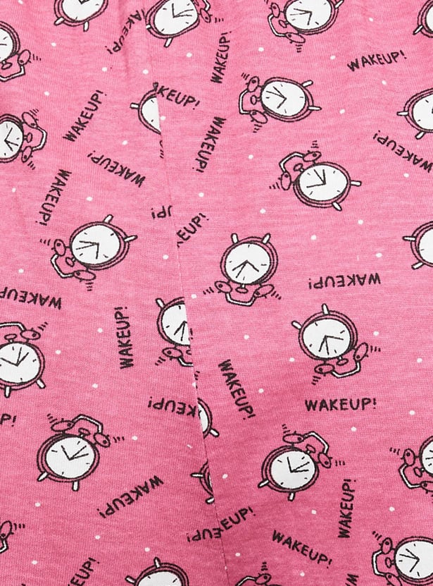 Women Printed Elasticated Capris