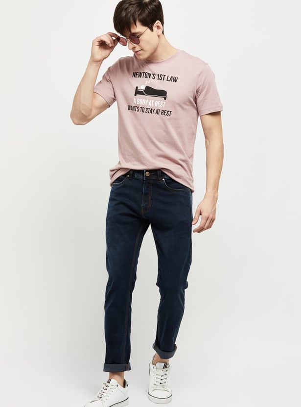 MAX Men Washed Skinny Fit Jeans - Eco Wash