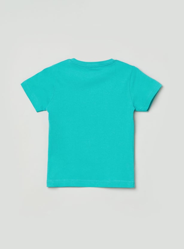 Boys Printed Crew Neck T-shirt