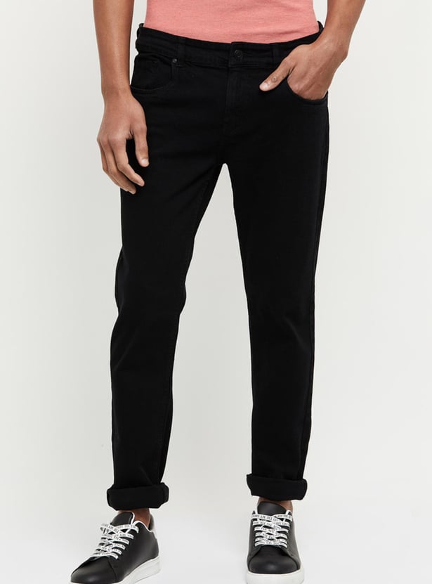 Men Solid Skinny Jeans