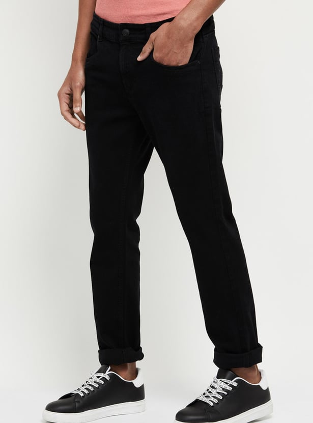 Men Solid Skinny Jeans