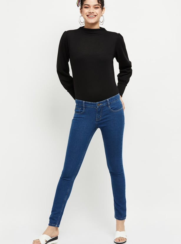 Women Solid Skinny Fit Jeans