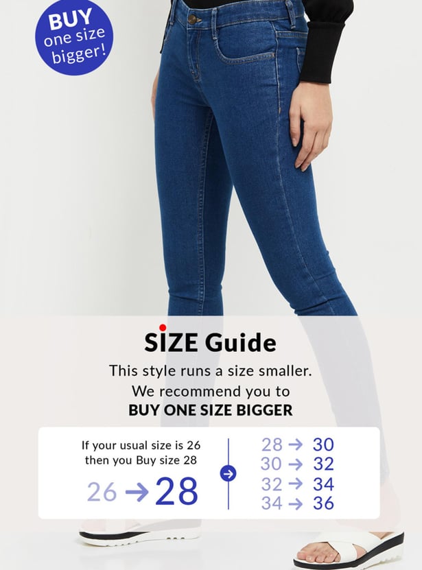 Women Solid Skinny Fit Jeans