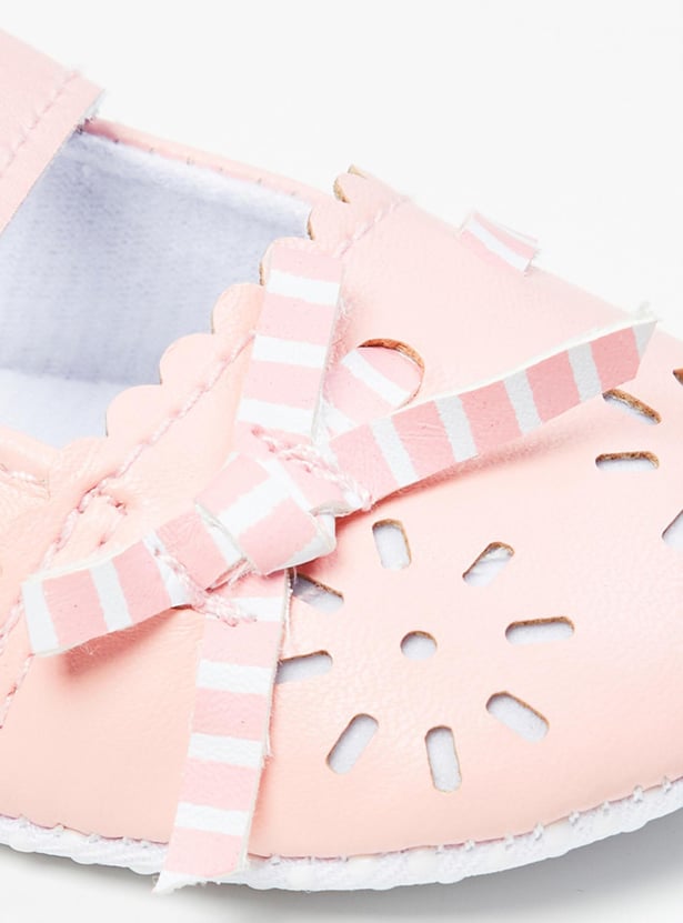 Girls Cut-Out Detail Booties