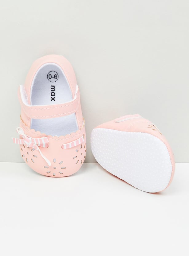 Girls Cut-Out Detail Booties