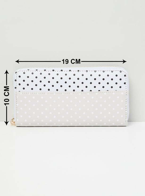 MAX Women Printed Zip-Around Wallet