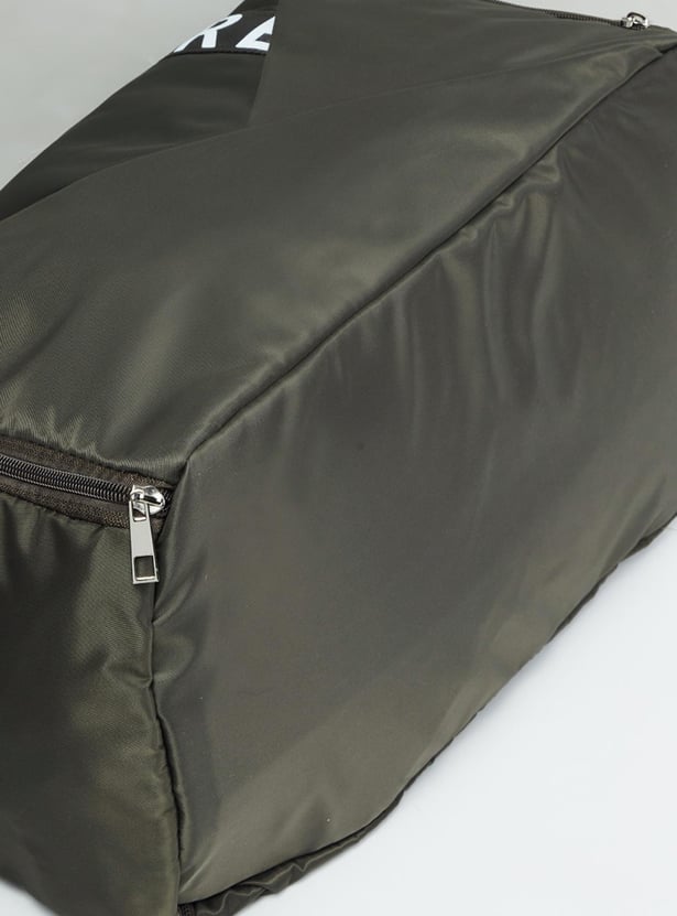 MAX Women Typographic Print Duffle Gym Bag