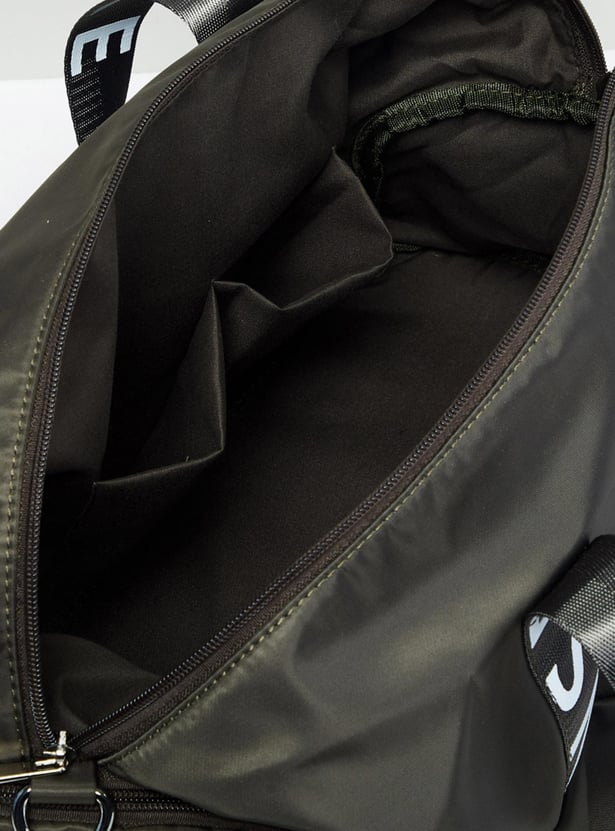 MAX Women Typographic Print Duffle Gym Bag