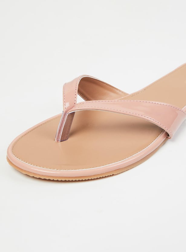 Women Solid Flat Sandals 