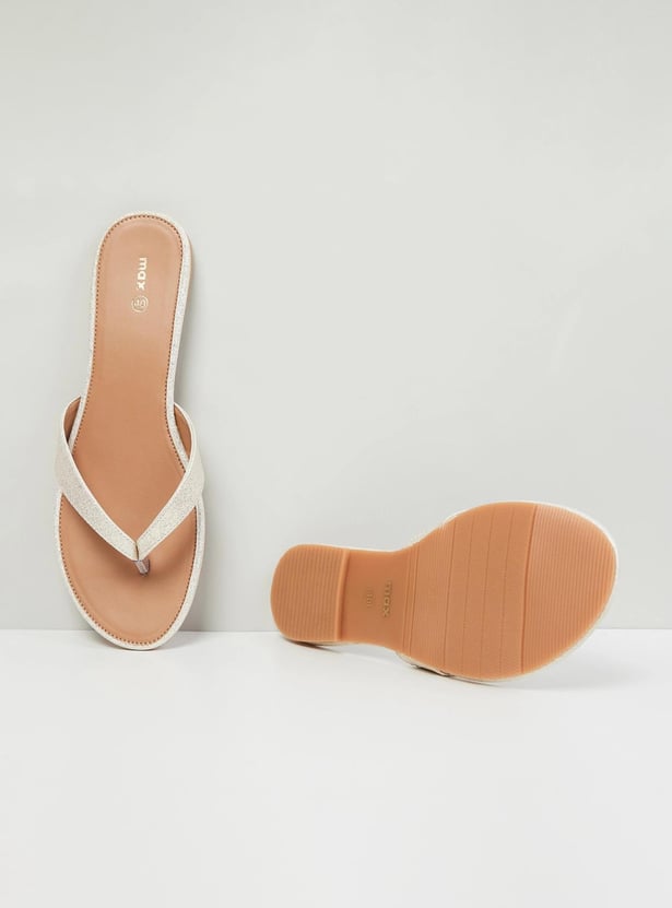 Women Solid Flat Sandals 