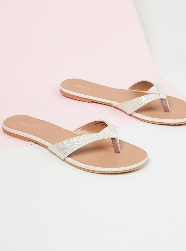 Women Solid Flat Sandals 