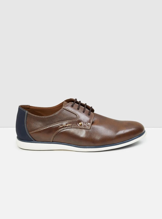 Buy MAX Men Textured Lace-Up Casual Shoes Online at just Rs