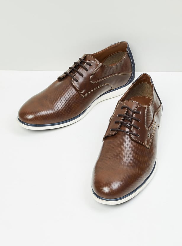 Buy MAX Men Textured Lace-Up Casual Shoes Online at just Rs