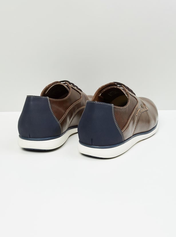 Buy MAX Men Textured Lace-Up Casual Shoes Online at just Rs