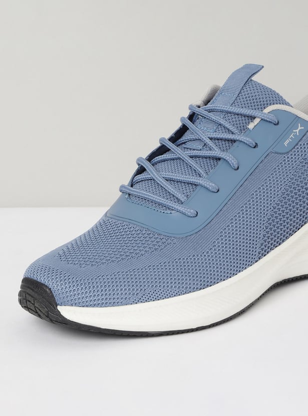 MAX Men Textured Lace-Up Sports Shoes