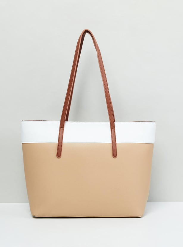 MAX Women Colorblocked Tote Bag