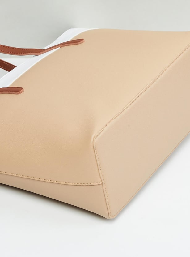 MAX Women Colorblocked Tote Bag