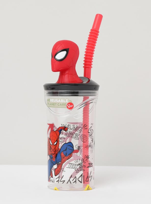 Spiderman Print Sipper Tumbler