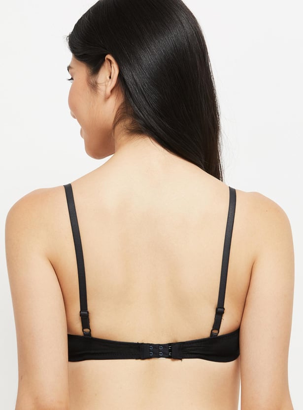 Solid Padded Non-Wired T-shirt Bra