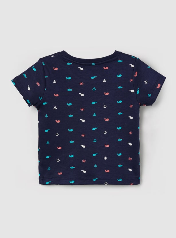 Boys Printed T-shirt with Pyjamas