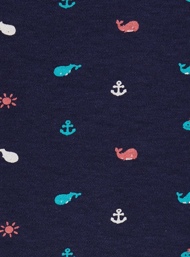 Boys Printed T-shirt with Pyjamas