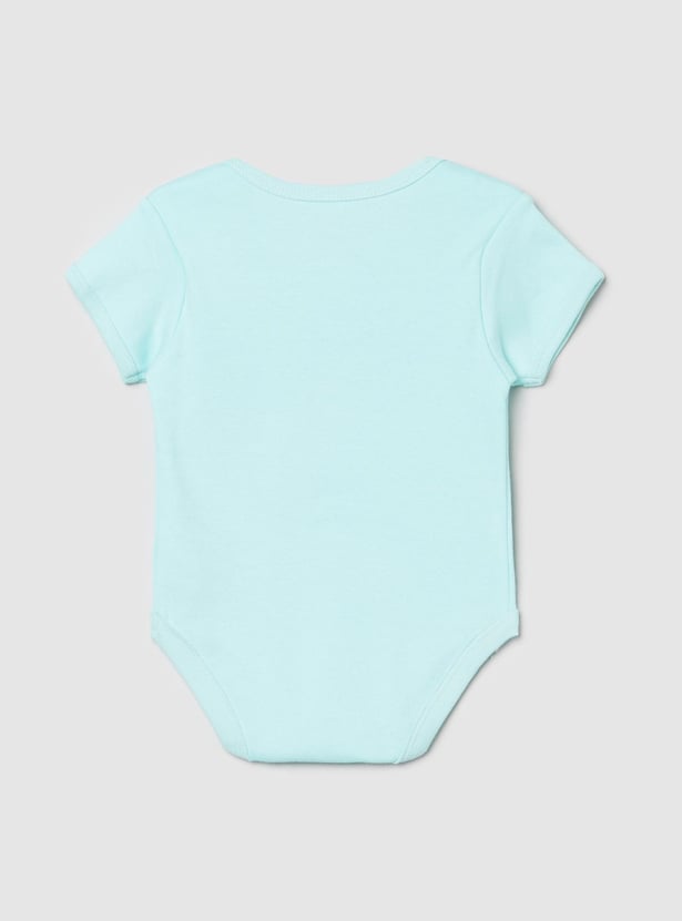 Girls Printed Anti-Bacterial Bodysuit - Pack of 2