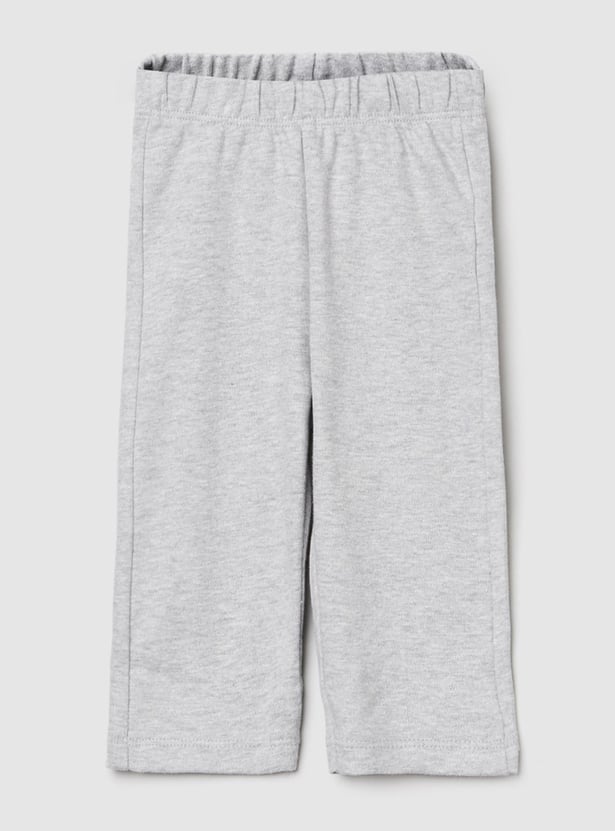 Girls Printed T-shirt with Pyjamas