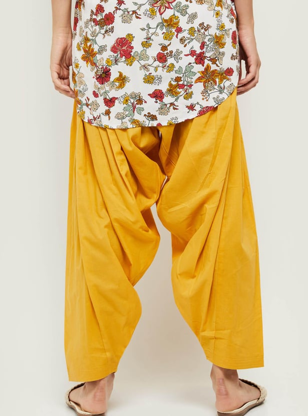 Women Solid Patiala Pants
