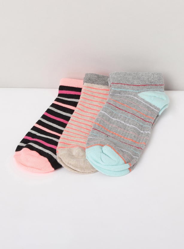 Women Striped Socks - Pack of 3