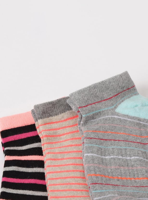 Women Striped Socks - Pack of 3