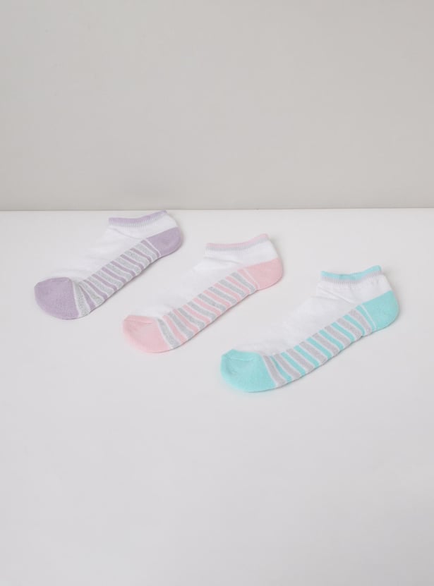 Girls Printed Socks - Pack of 3