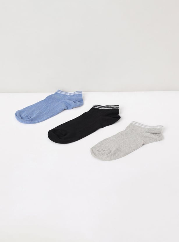 Boys Solid Socks - Pack of 3