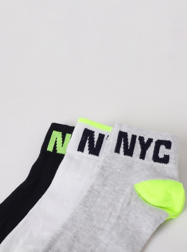 Boys Patterned Socks - Pack of 3