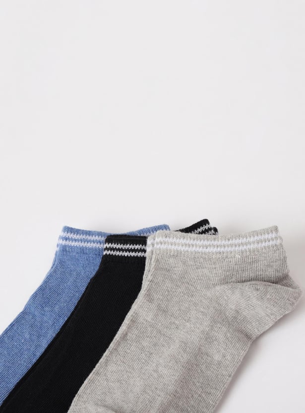 Boys Solid Socks - Pack of 3