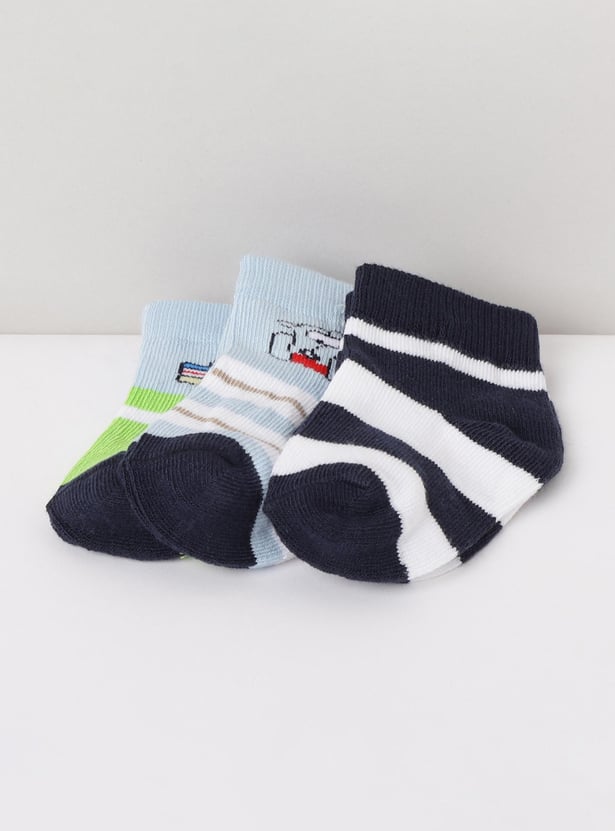 Boys Printed Socks - Pack of 6