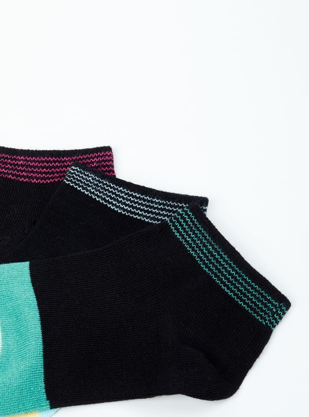 MAX Girls Colourblocked Socks - Pack of 3