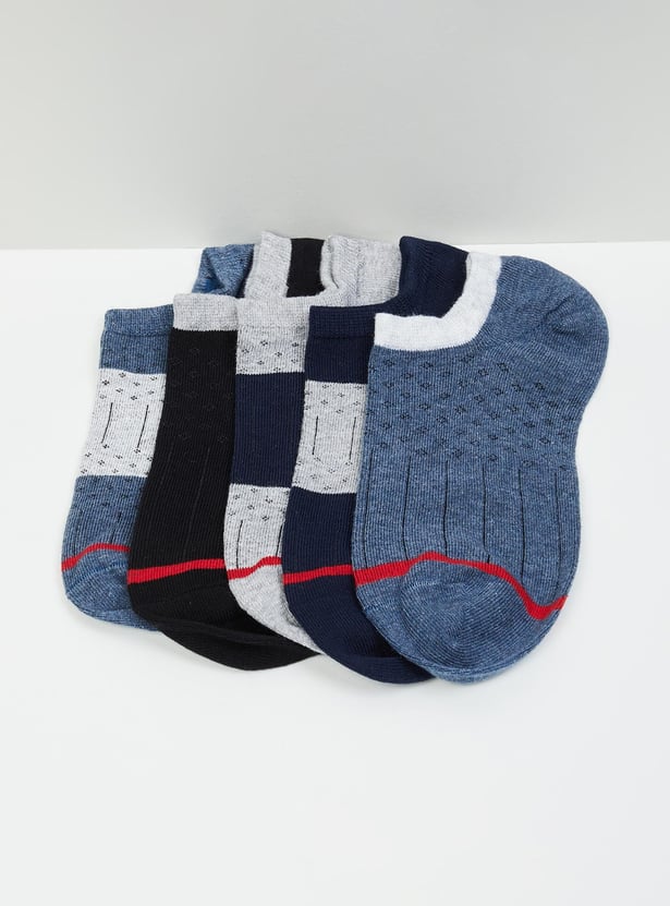 Men Printed Socks - Pack of 5