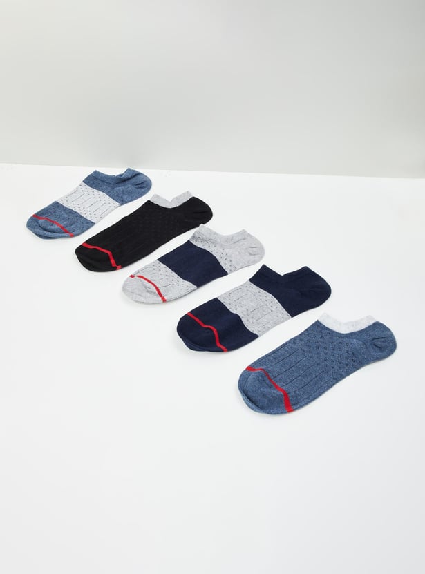 Men Printed Socks - Pack of 5