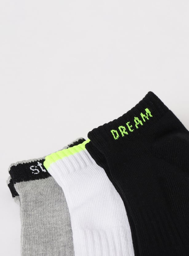 Men Printed Socks - Pack of 6