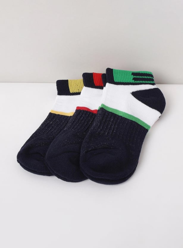 MAX Boys Colourblocked Socks - Pack of 3