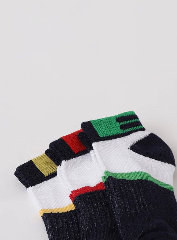 MAX Boys Colourblocked Socks - Pack of 3